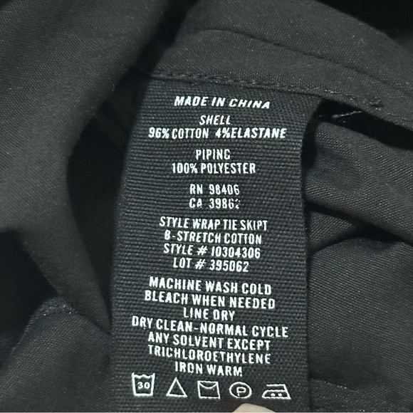 Theory Wrap Tie Skirt Size 4 - Picture 6 of 7